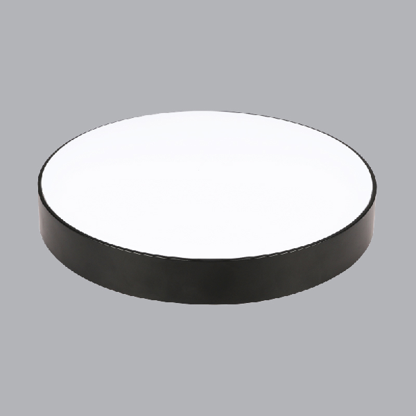 SRDLB - 48/3C: Đèn ốp trần tràn viền 48W viền đen đổi màu - KT: Ø300mm x H38mm - Ánh sáng đổi 3 màu  trắng/vàng/trung tính