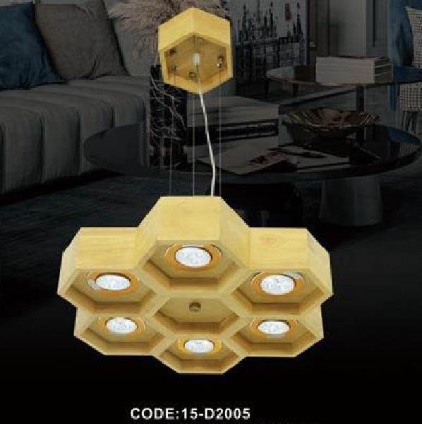 CODE: 15 - D2005 :  Đèn thả LED - KT: Ø450mm x 80mm x H1000mm - Đèn LED