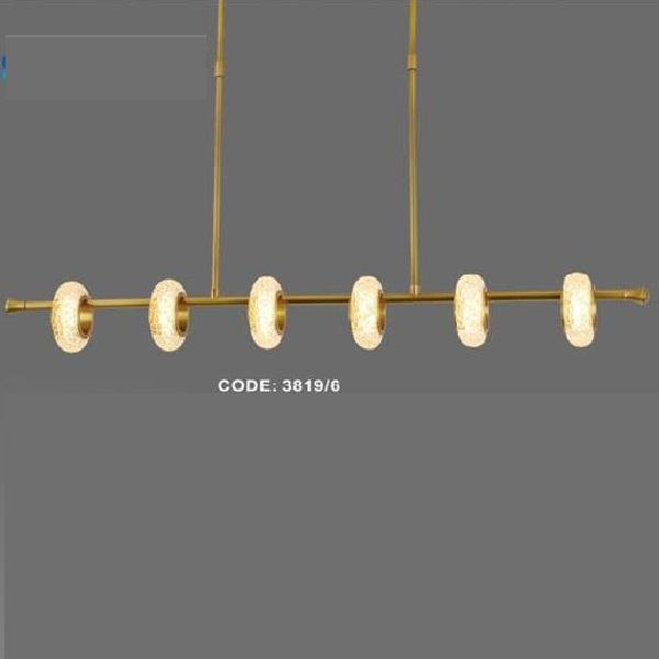 CODE: 3819/6: Đèn thả LED - KT: L970mm x H650mm - Đèn  LED