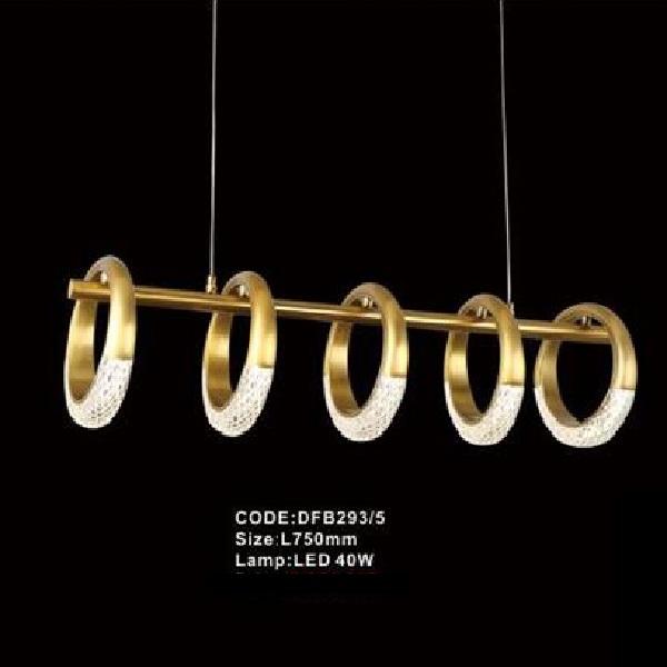 CODE: DFB293-5 : Đèn thả LED - KT: L750mm - Đèn LED