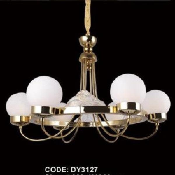CODE: DY3127: Đèn thả quả bi - KT: Ø600mm x  H1000mm - Đèn chân E27 x 8 bóng ( tinh riêng)