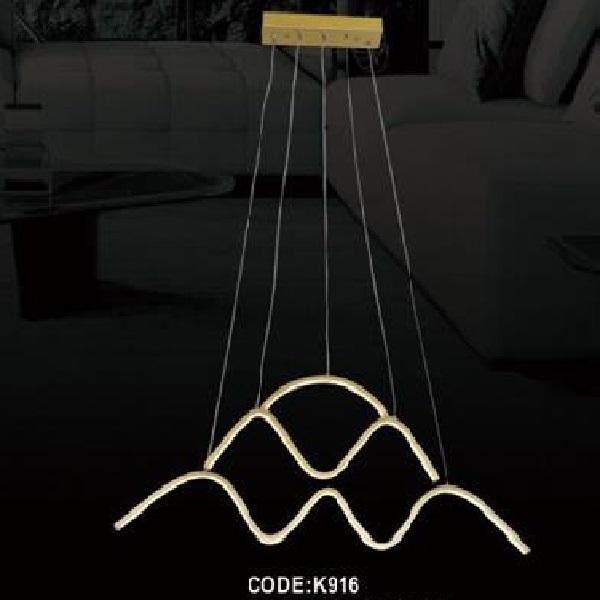CODE: K916: Đèn thả LED - KT: Ø800mm x H1100mm - Đèn LED