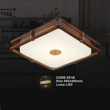 CODE: 001B: Đèn áp trần  LED - KT: L560mm x W560mm - Đèn LED ánh sáng đổi 3 màu