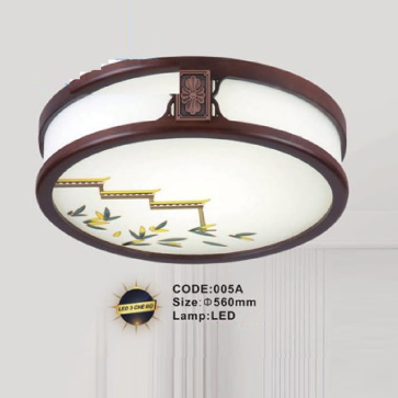 CODE: 005A: Đèn áp trần LED - KT: Ø560mm - Đèn LED ánh sáng đổi 3 màu