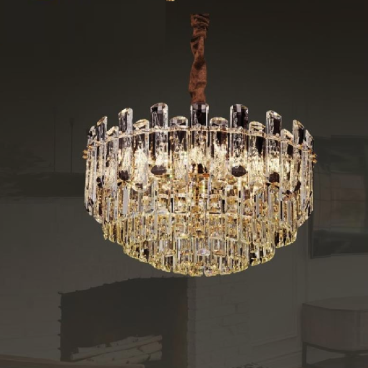 35 - TPL017T600: Đèn thả Phale - KT: Ø600mm x H320mm - Bóng đèn E14 x 14 bóng