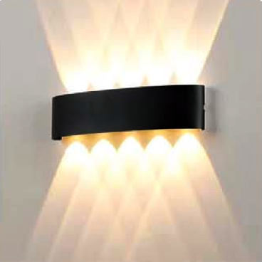 VE - VNT - 020/10B: Đèn gắn tường LED - KT: L270mm  x W50mm x H80mm - Đèn LED 10W