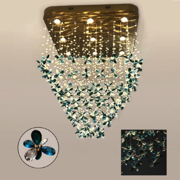 3 - THD025: Đèn thả Phale màu - KT: Ø1000mm x H1500mm - Đèn LED đổi 3 màu