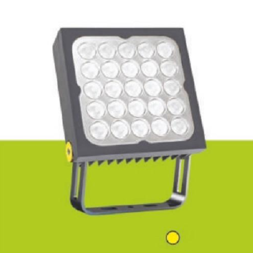 HF - RN - 0327 25W: Đèn pha ngoài trời LED 25W - KT: L148mm x W214mm x H55mm - Ánh sáng vàng