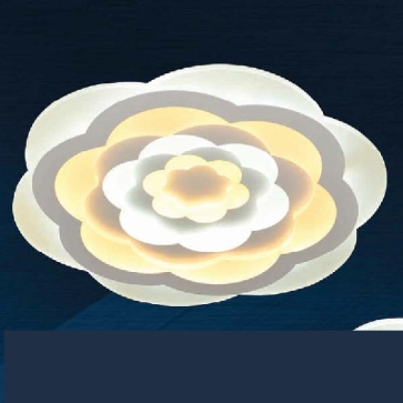 VE - MT -  039: Đèn áp trần LED  - KT: Ø500mm x H100 - Đèn LED đổi 3 màu