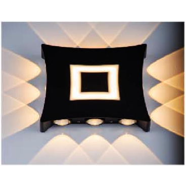 VE - VNT- 046B: Đèn gắn tường LED - KT: L180mm x H180mm - Đèn LED 14W