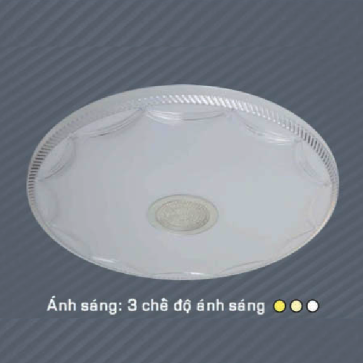 AFC 062: Đèn ốp trần 22W - KT: Ø400mm x H70mm - ánh sáng đổi 3 màu trắng/vàng/trung tính