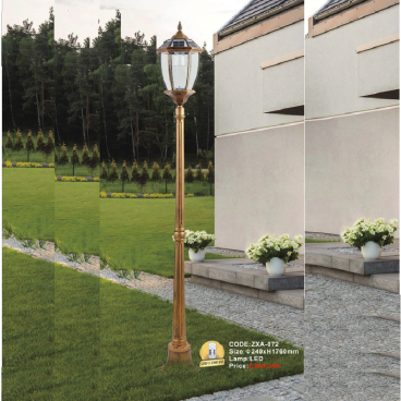 CODE: ZXA - 072: Đèn trụ sân vườn LED SD NLMT