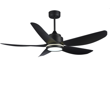 BF- C52LUX-B: Quạt trần 5 cánh có đèn LED 52W , màu đen - Đèn LED đổi màu