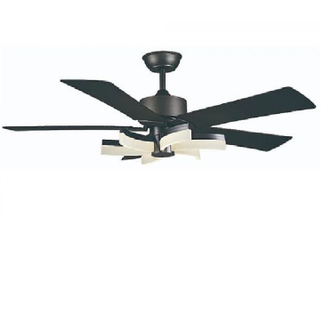 BF-C43V: Quạt trần 5 cánh màu đen, Đèn LED đổi màu