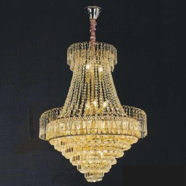 E - CFL - 100:  Đèn chùm Phale - KT: Ø800mm x H1200mm - 151 hạt Phale K9 - Bóng đèn chân E14 x 21 bóng