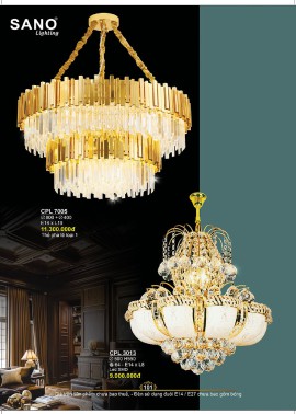 CATALOGUE ĐÈN SANO 2026-2027 ( Chiếc khấu từ 55%-58%)