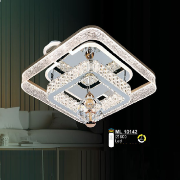ML 10142: Đèn áp trần vuông LED - KT: W600mm x L600mm - Đèn LED đổi 3 màu
