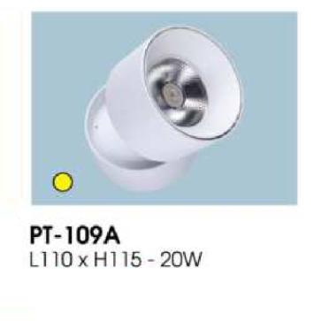 PT - 109A: Đèn rọi - KT: L110mm x H115mm - Đèn LED 20W ánh sáng vàng