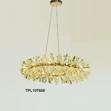 35 -TPL10T600: Đèn thả Phale - KT: Ø600mm x H150mm - Đèn LED G4 x 21 bóng