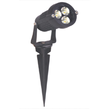 E - GC - 11: Đèn pha LED 3W ( Đèn pha ghim cỏ) - KT: Ø70mm x H250mm - Ánh sáng Xanh dương/Xanh lá/Đỏ