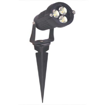 E - GC - 11: Đèn pha LED 3W ( Đèn pha ghim cỏ) - KT: Ø70mm x H250mm - Ánh sáng Xanh dương/Xanh lá/Đỏ