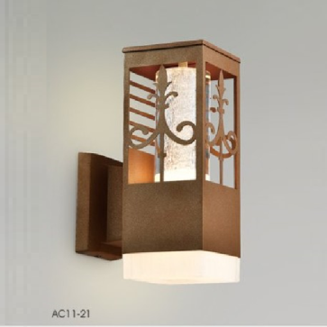 AC 11-21: Đèn gắn tường ngoài trời LED - KT: 150mmx150mm x H230mm - Đèn LED 14W ánh sáng vàng 3000K