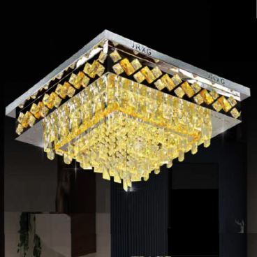 MO - 1204: Đèn áp trần vuông LED - KT: L600mm x W600mm x H300mm - Đèn LED đổi 3 màu