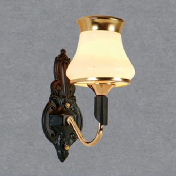 SN - V 1208: Đèn gắn tường đơn - KT: Ø150mm x H260mm - Bóng đèn E14 x 1 bóng