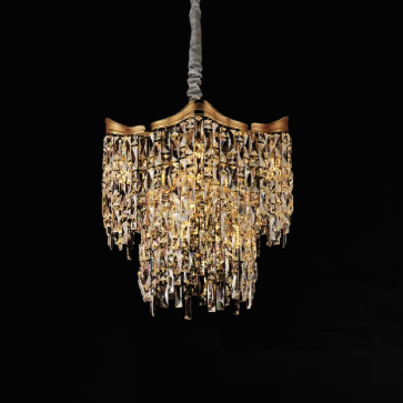 35 -TPL1213T600: Đèn thả Phale - KT: Ø600mm - Bóng đèn E14 x 11 bóng