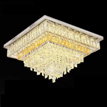 MO -1214: Đèn áp trần vuông LED - KT: L600mm x W600mm x H350mm - Đèn LED đổi 3 màu