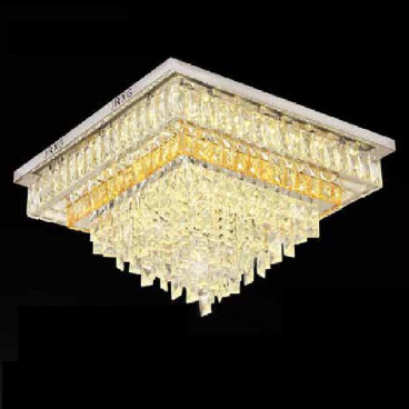 MO -1214: Đèn áp trần vuông LED - KT: L600mm x W600mm x H350mm - Đèn LED đổi 3 màu