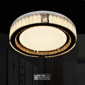 MO - 1243: Đèn áp trần Phale - KT: Ø580mm x H140mm - Đèn LED đổi 3 màu