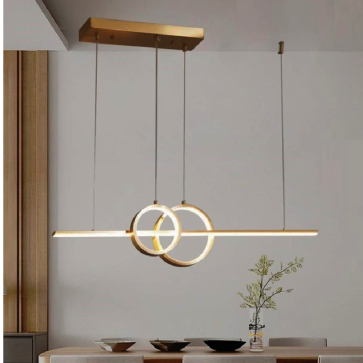 35 - TTK127: Đèn thả ngang LED - KT: L1200mm - Đèn LED đổi 3 màu