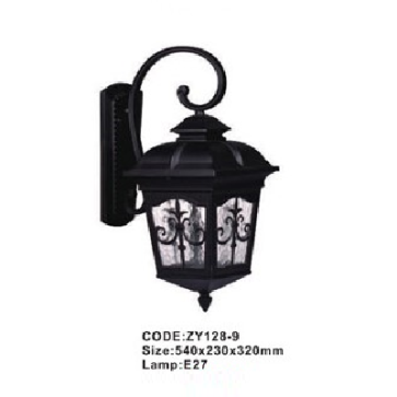 CODE: ZY128-9: Đèn gắn tường ngoài trời - KT: 540mm x 230mm x 320mm - Đèn E27 x 1 bóng
