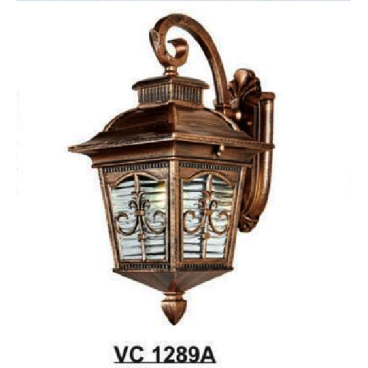 SN - VC 1289A: Đèn gắn tường ngoài trời - KT: Ø185mm x H385mm - Bóng đèn E27 x 1