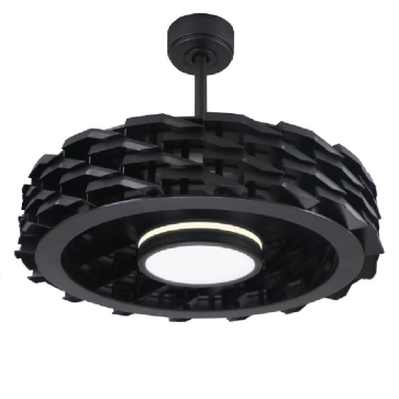 BF-C73BLSB: Quạt trần đèn LED, màu đen - Remote