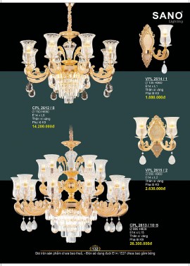 CATALOGUE ĐÈN SANO 2026-2027 ( Chiếc khấu từ 55%-58%)
