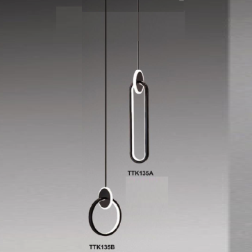 TTK135A: Đèn thả đơn LED ( Mẫu A/B) - KT: W100mm x H400mm - Đèn LED đổi 3 màu