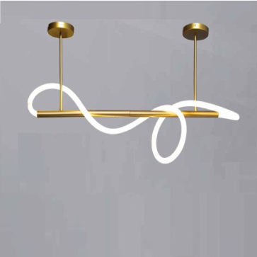 THCN 135-24: Đèn thả ngang ống đèn LED - KT: L1000mm x H450mm - Đèn LED đổi 3 màu