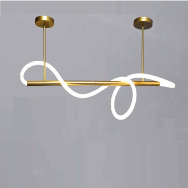 THCN 135-24: Đèn thả ngang ống đèn LED - KT: L1000mm x H450mm - Đèn LED đổi 3 màu