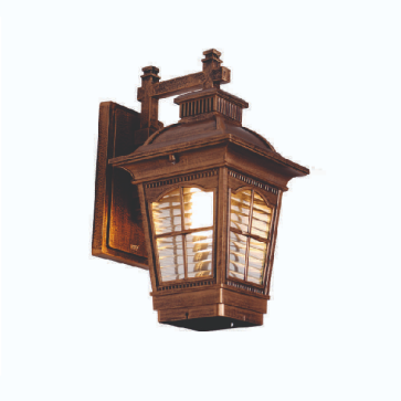 EU - TD - 138: Đèn gắn tường ngoài trời - KT: L185mm x W245mm x H340mm - Bóng đèn E27 x 1