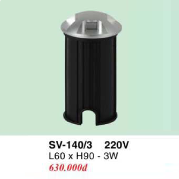 SV - 140/3: Đèn trụ sân vườn LED