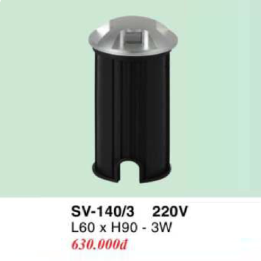 SV - 140/3: Đèn trụ sân vườn LED