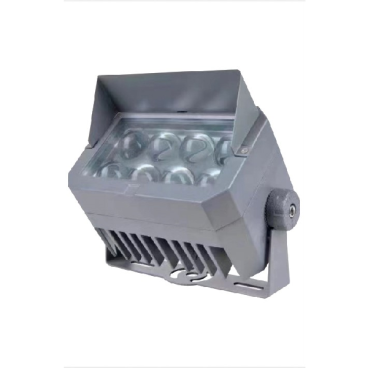 E - FNT- 15: Đèn pha ngoài trời 24W - KT: L160mm x W85mm x H140mm - Ánh sáng trắng/vàng