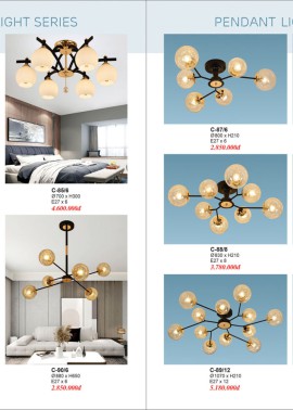 CATALOGUE ĐÈN TRANG TRÍ EUROTO 2025 ( CK từ 55%-60%)