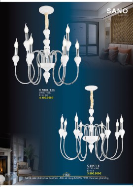 CATALOGUE ĐÈN SANO 2026-2027 ( Chiếc khấu từ 55%-58%)