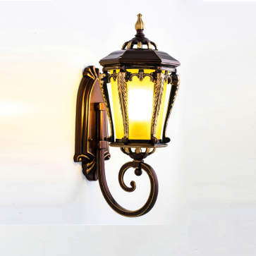 VTD155: Đèn gắn tường ngoài trời - KT: L180mm x W230mm x H450mm - Bóng đèn E27 x 1