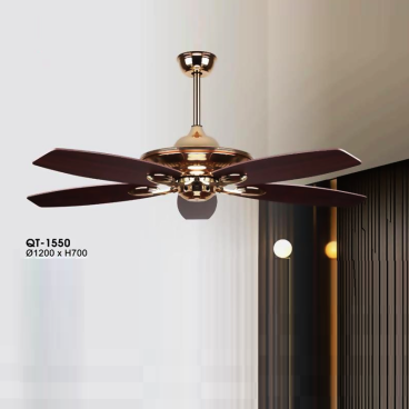 QT - 1550: Quạt trần 5 cánh thẳng