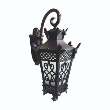 EU - TD - 159: Đèn gắn tường ngoài trời - KT: L250mm x H500mm - Bóng đèn E27 x 1