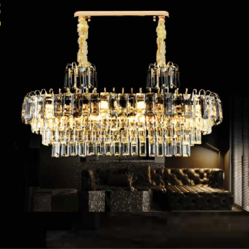 AN - TPL -1601/L850: Đèn thả Ngang Phale - KT: L850mm x W 350mm x H400mm - Đèn chân E14 x 8 bóng